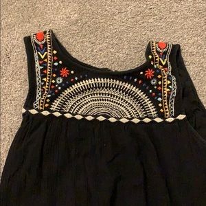 Black Ripcurl Tribal Dress